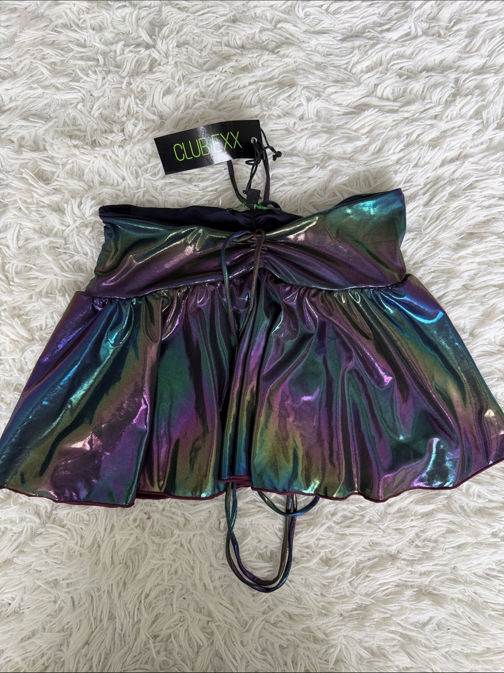 Dolls Kill / Club Exx Messing Magic Skater Mini Skirt, Size XS